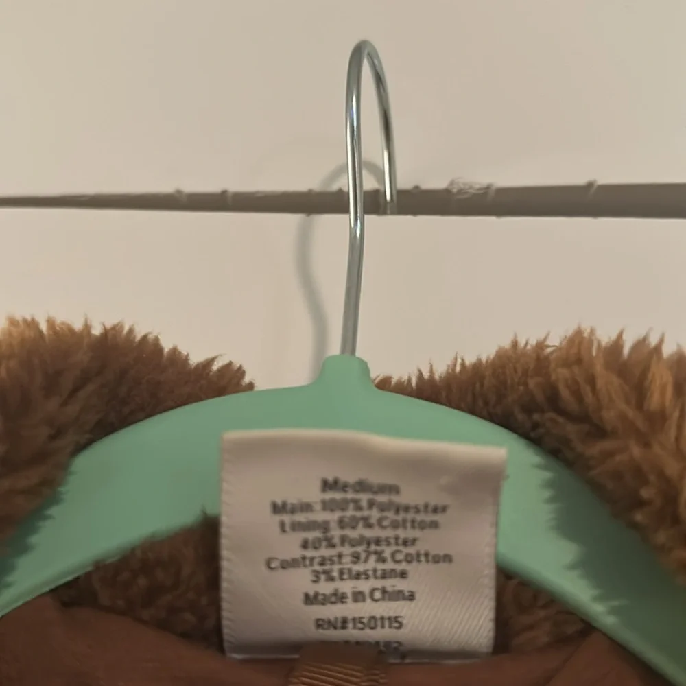 Varley Logan Brown Teddy Jacket - Picture 3 of 4
